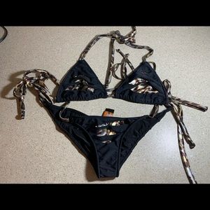 J Valentine Scrunch Butt Cheeky Bikini